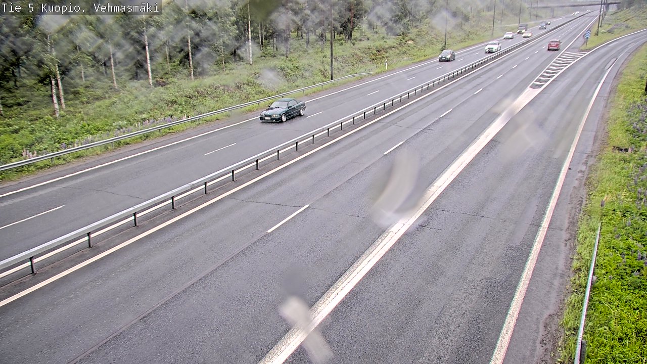 Weather Camera Image Väg 5 Kuopio, Vehmasmäki, Kuopio, Pohjois-Savo