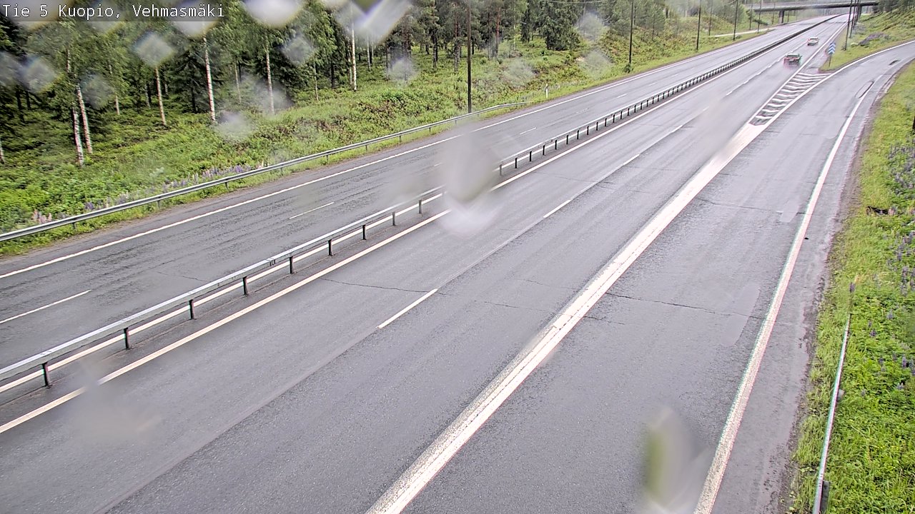 Weather Camera Image Väg 5 Kuopio, Vehmasmäki, Kuopio, Pohjois-Savo