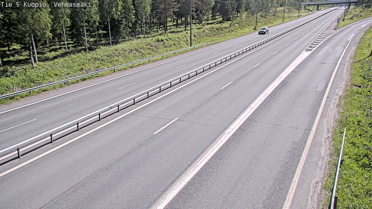 Kelikamerat Kuva Tie 5 Kuopio, Vehmasmäki, Kuopio, Pohjois-Savo