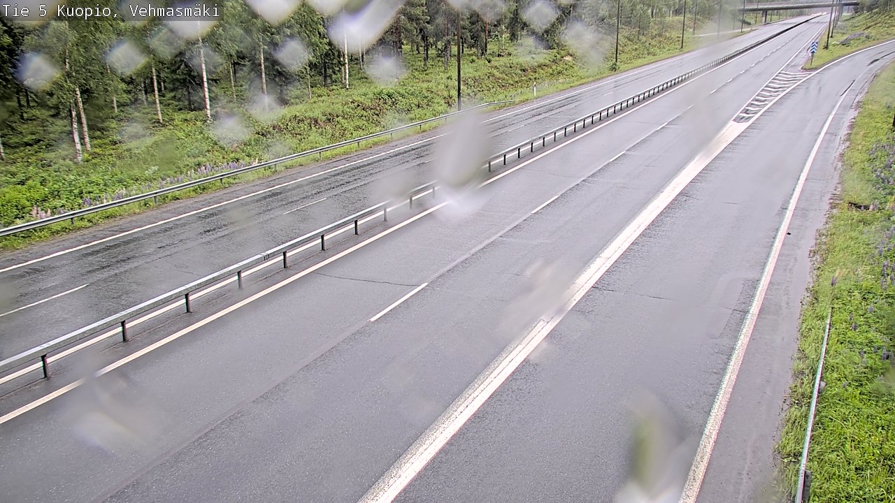 Weather Camera Image Väg 5 Kuopio, Vehmasmäki, Kuopio, Pohjois-Savo