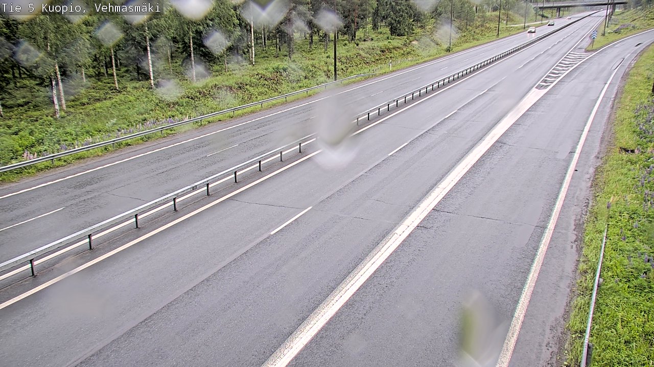 Weather Camera Image Väg 5 Kuopio, Vehmasmäki, Kuopio, Pohjois-Savo