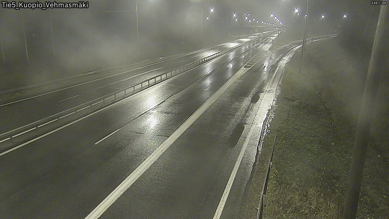 Weather Camera Image Road 5 Kuopio, Vehmasmäki, Kuopio, Pohjois-Savo