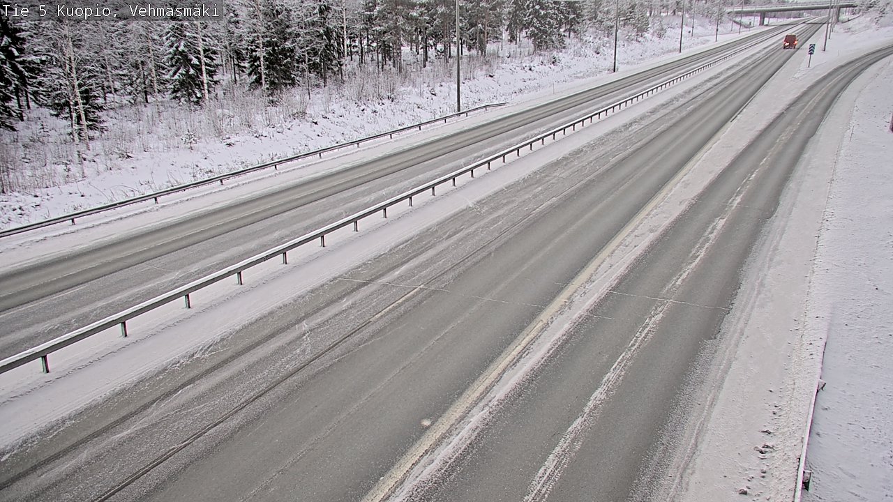 Weather Camera Image Väg 5 Kuopio, Vehmasmäki, Kuopio, Pohjois-Savo