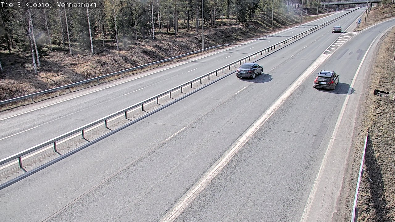 Kelikamerat Kuva Tie 5 Kuopio, Vehmasmäki, Kuopio, Pohjois-Savo