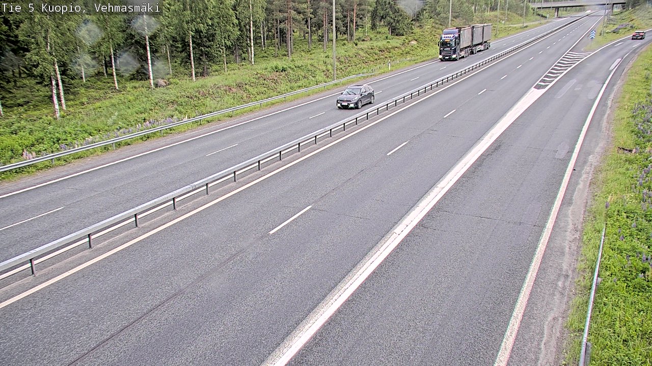 Kelikamerat Kuva Tie 5 Kuopio, Vehmasmäki, Kuopio, Pohjois-Savo