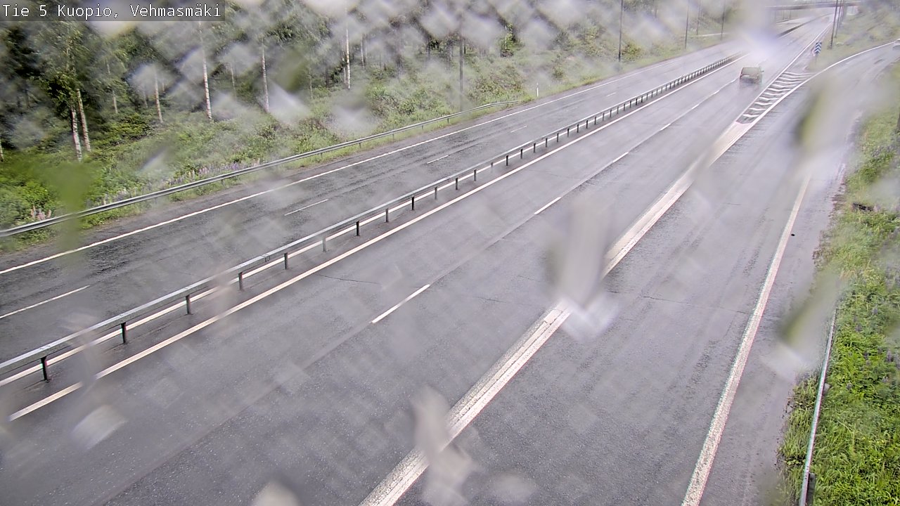 Weather Camera Image Väg 5 Kuopio, Vehmasmäki, Kuopio, Pohjois-Savo