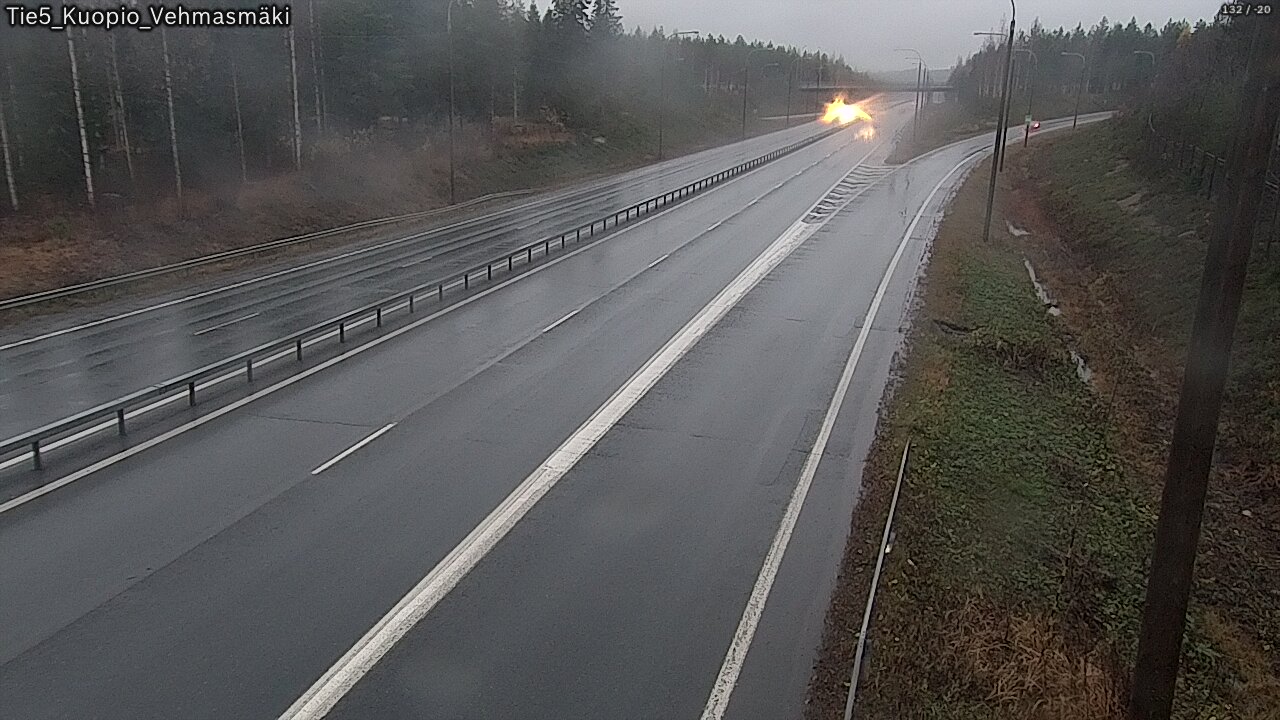 Weather Camera Image Väg 5 Kuopio, Vehmasmäki, Kuopio, Pohjois-Savo