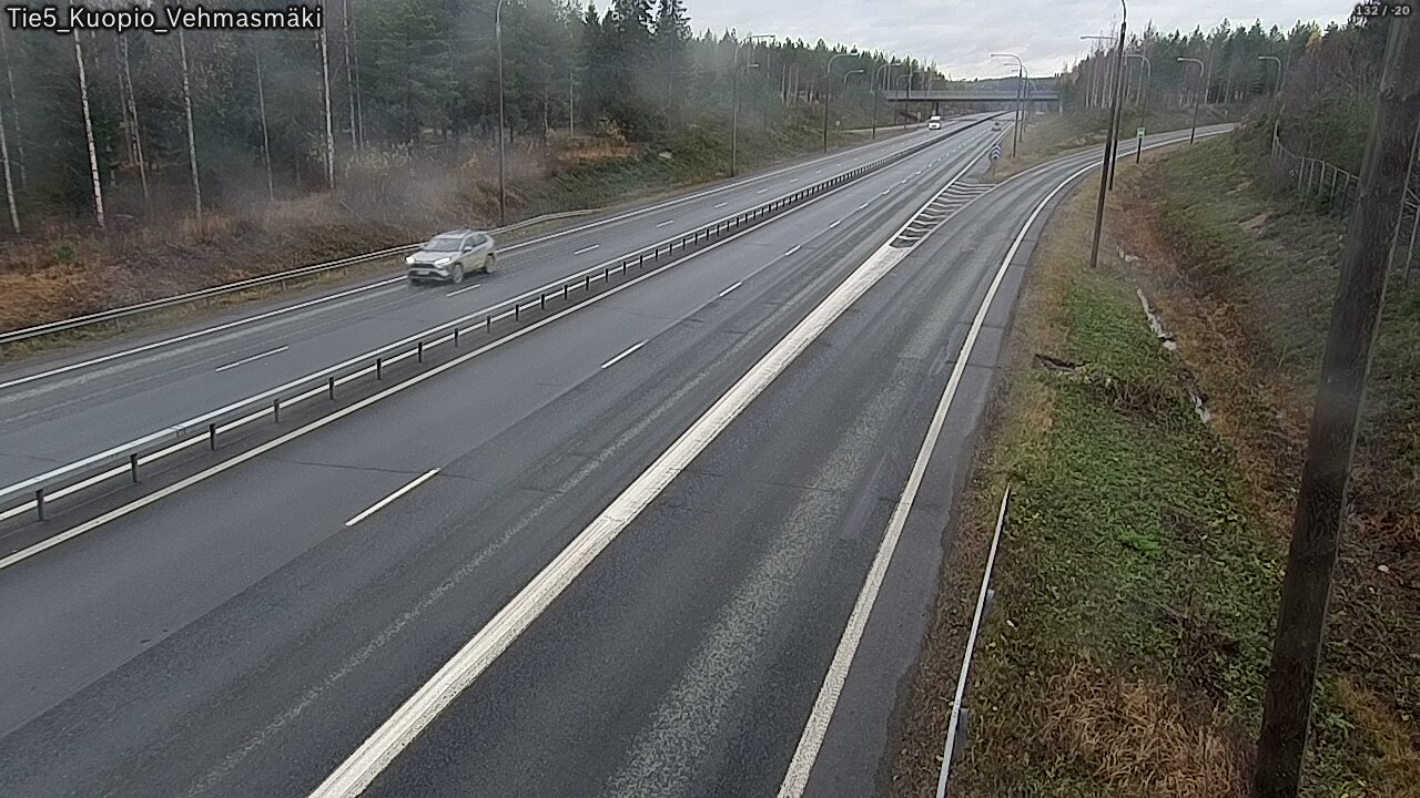 Weather Camera Image Väg 5 Kuopio, Vehmasmäki, Kuopio, Pohjois-Savo