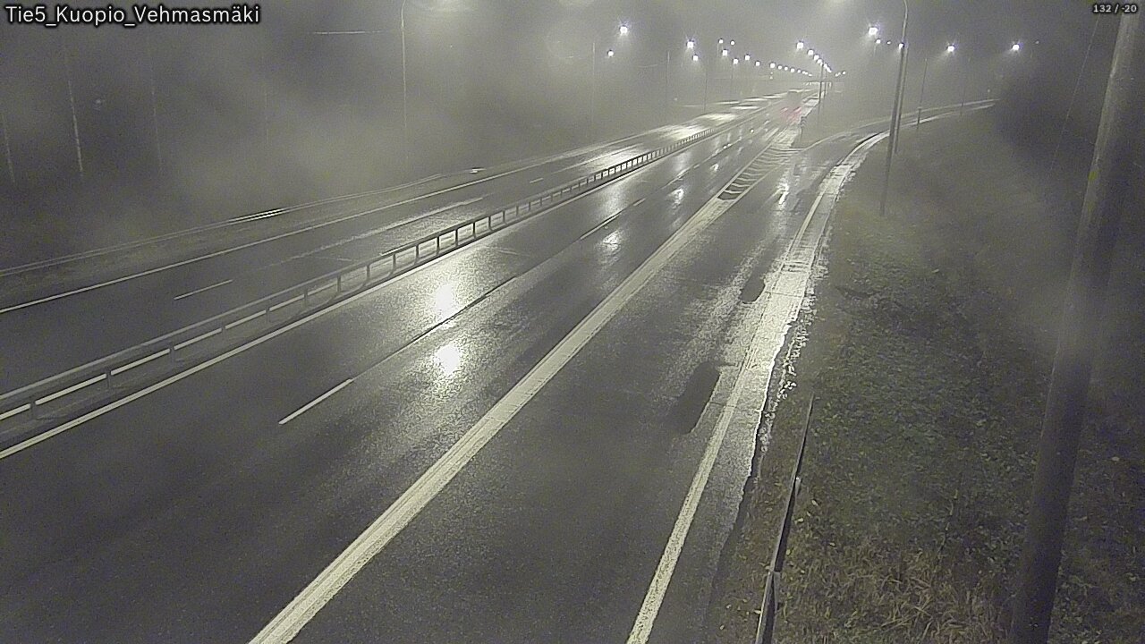 Weather Camera Image Road 5 Kuopio, Vehmasmäki, Kuopio, Pohjois-Savo