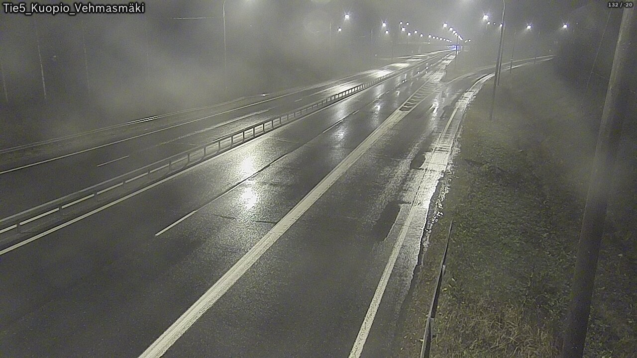 Weather Camera Image Road 5 Kuopio, Vehmasmäki, Kuopio, Pohjois-Savo