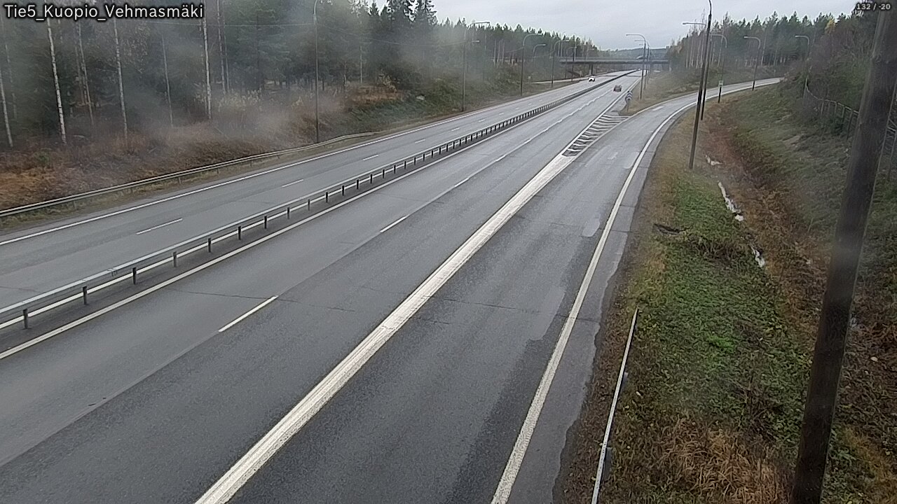 Weather Camera Image Väg 5 Kuopio, Vehmasmäki, Kuopio, Pohjois-Savo
