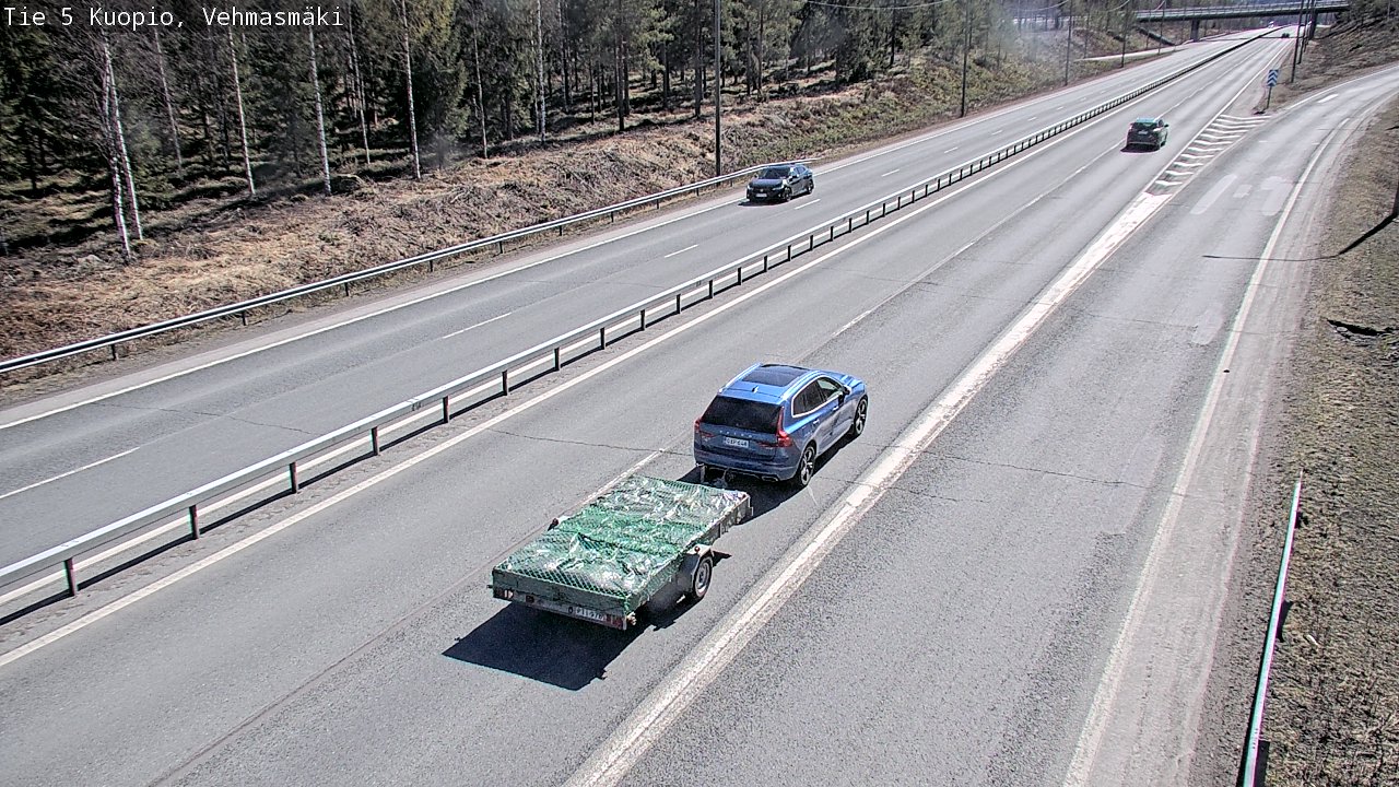 Kelikamerat Kuva Tie 5 Kuopio, Vehmasmäki, Kuopio, Pohjois-Savo