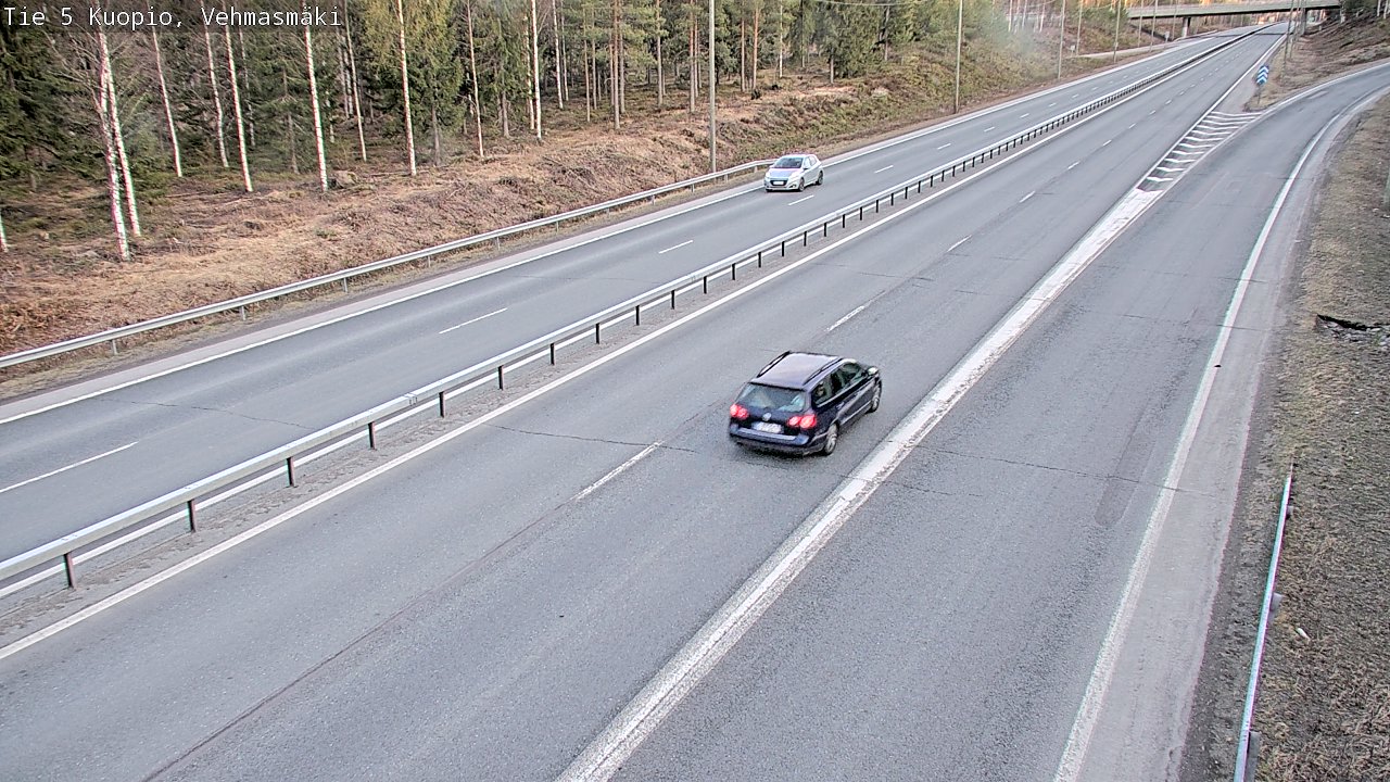 Kelikamerat Kuva Tie 5 Kuopio, Vehmasmäki, Kuopio, Pohjois-Savo
