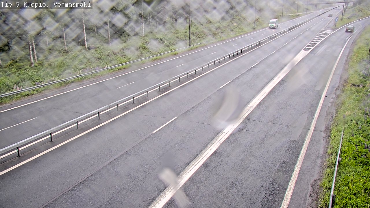 Weather Camera Image Väg 5 Kuopio, Vehmasmäki, Kuopio, Pohjois-Savo