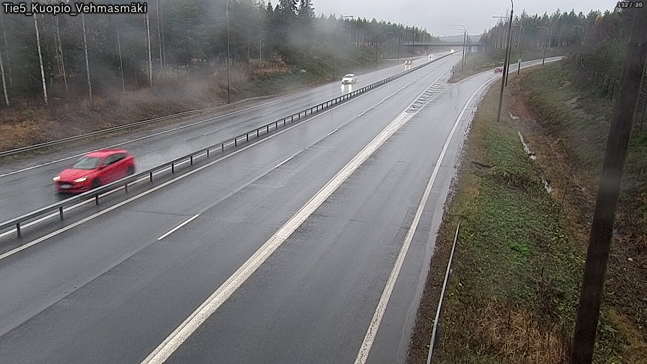 Weather Camera Image Väg 5 Kuopio, Vehmasmäki, Kuopio, Pohjois-Savo