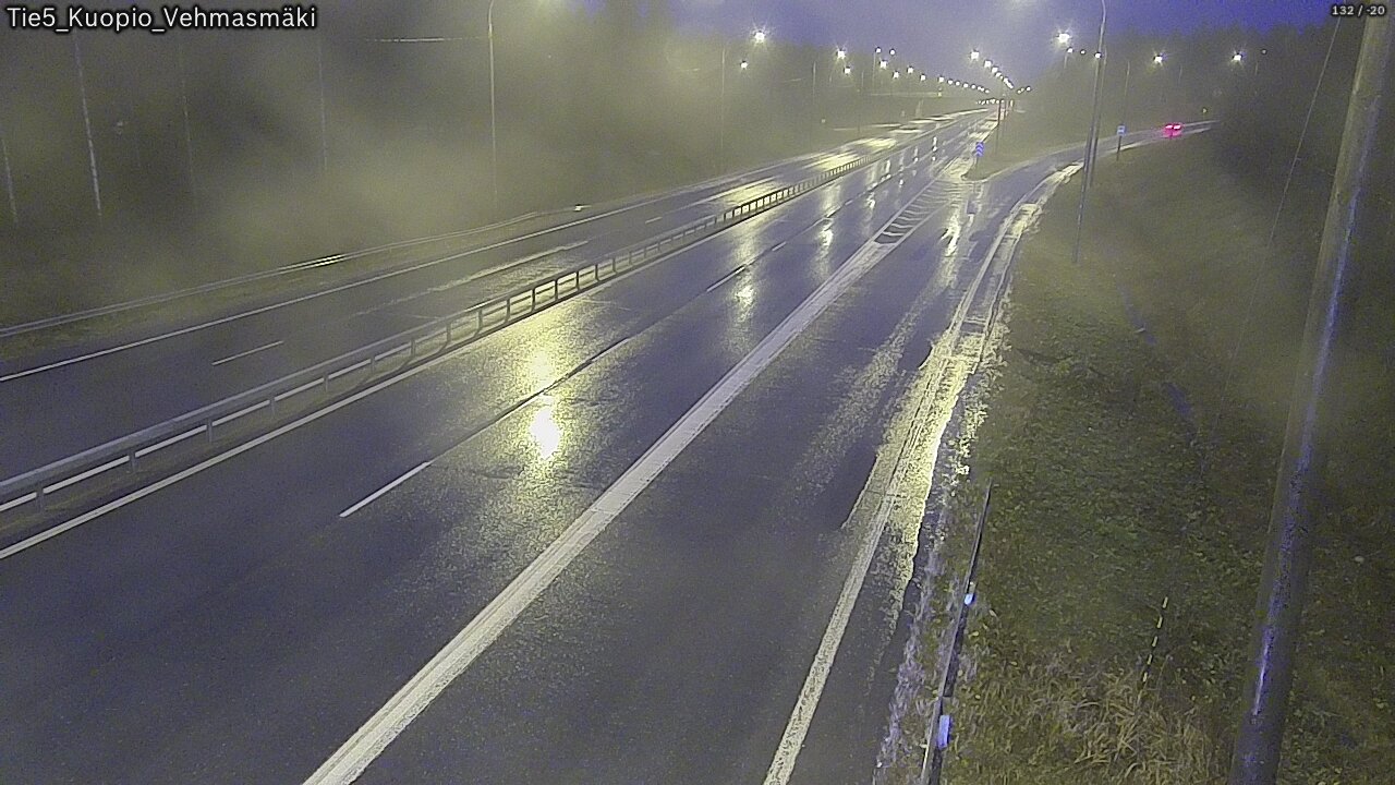 Weather Camera Image Väg 5 Kuopio, Vehmasmäki, Kuopio, Pohjois-Savo
