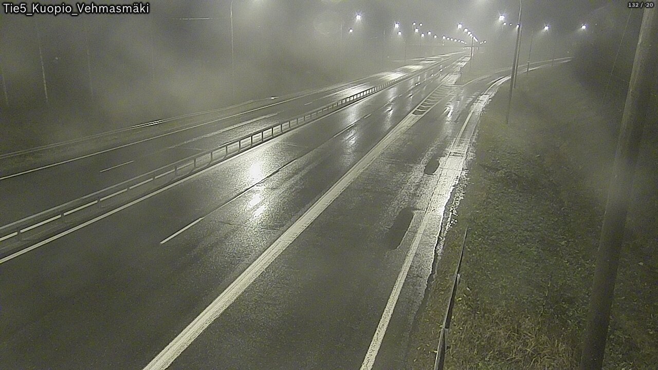 Weather Camera Image Road 5 Kuopio, Vehmasmäki, Kuopio, Pohjois-Savo