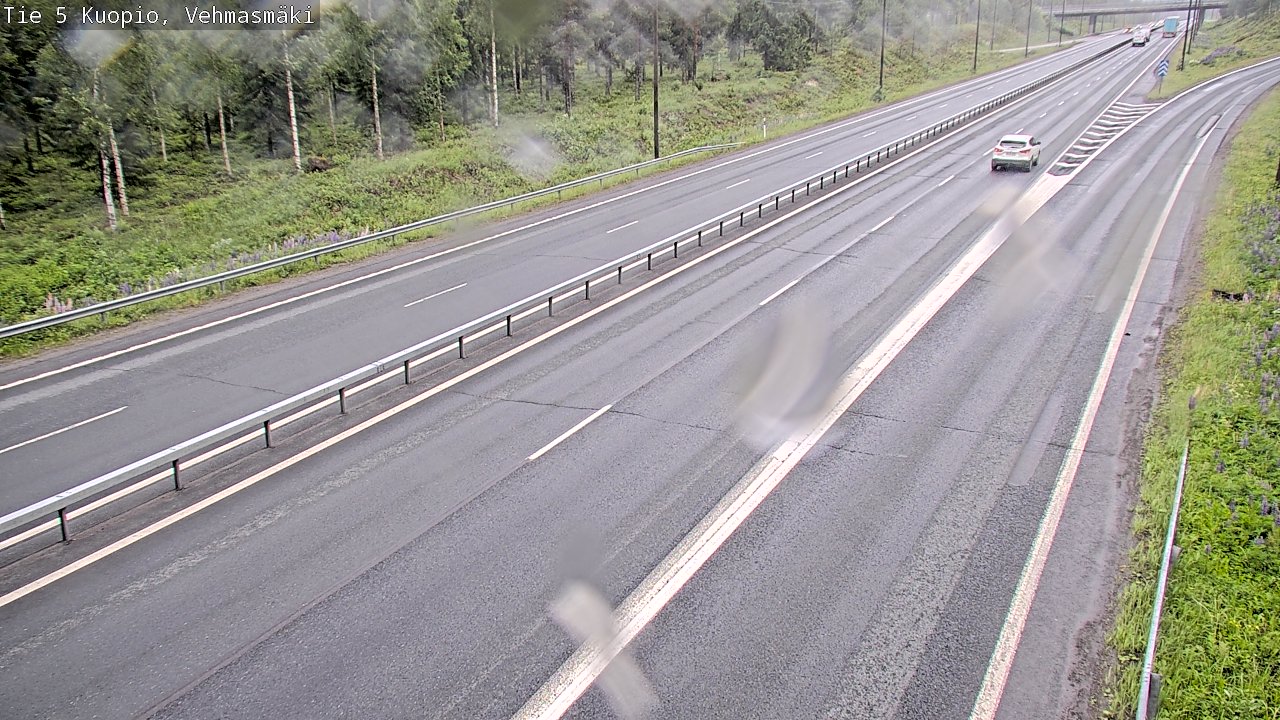 Weather Camera Image Väg 5 Kuopio, Vehmasmäki, Kuopio, Pohjois-Savo