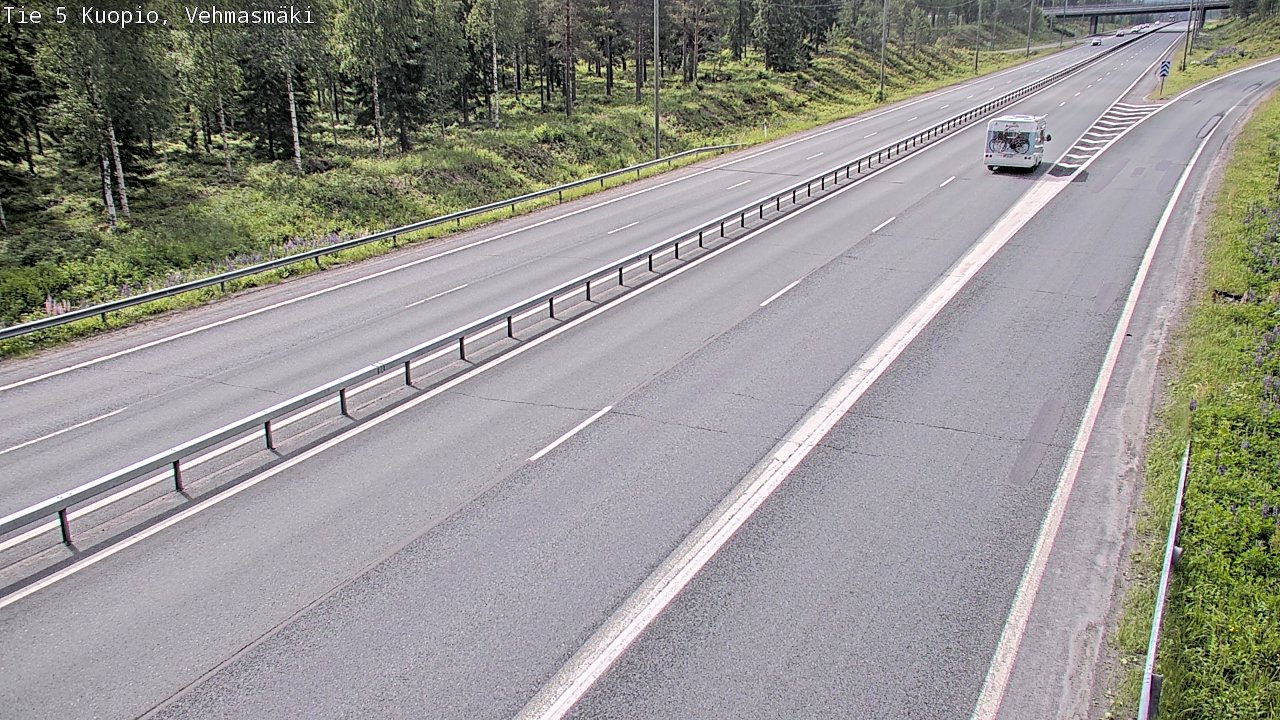 Kelikamerat Kuva Tie 5 Kuopio, Vehmasmäki, Kuopio, Pohjois-Savo