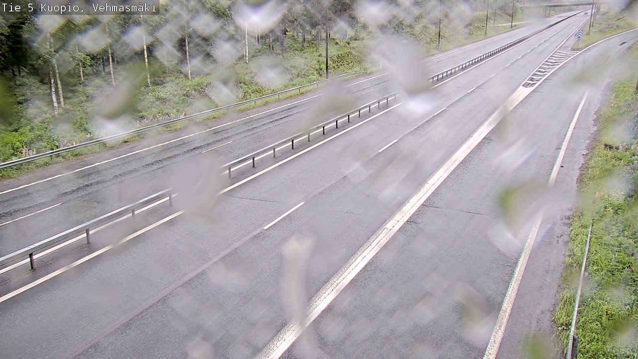 Weather Camera Image Väg 5 Kuopio, Vehmasmäki, Kuopio, Pohjois-Savo