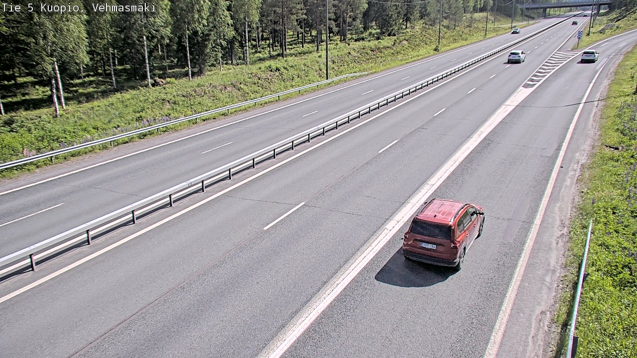 Kelikamerat Kuva Tie 5 Kuopio, Vehmasmäki, Kuopio, Pohjois-Savo