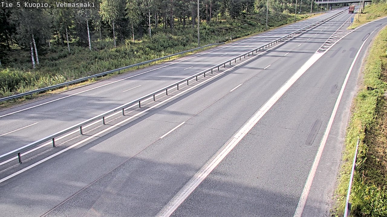 Weather Camera Image Väg 5 Kuopio, Vehmasmäki, Kuopio, Pohjois-Savo