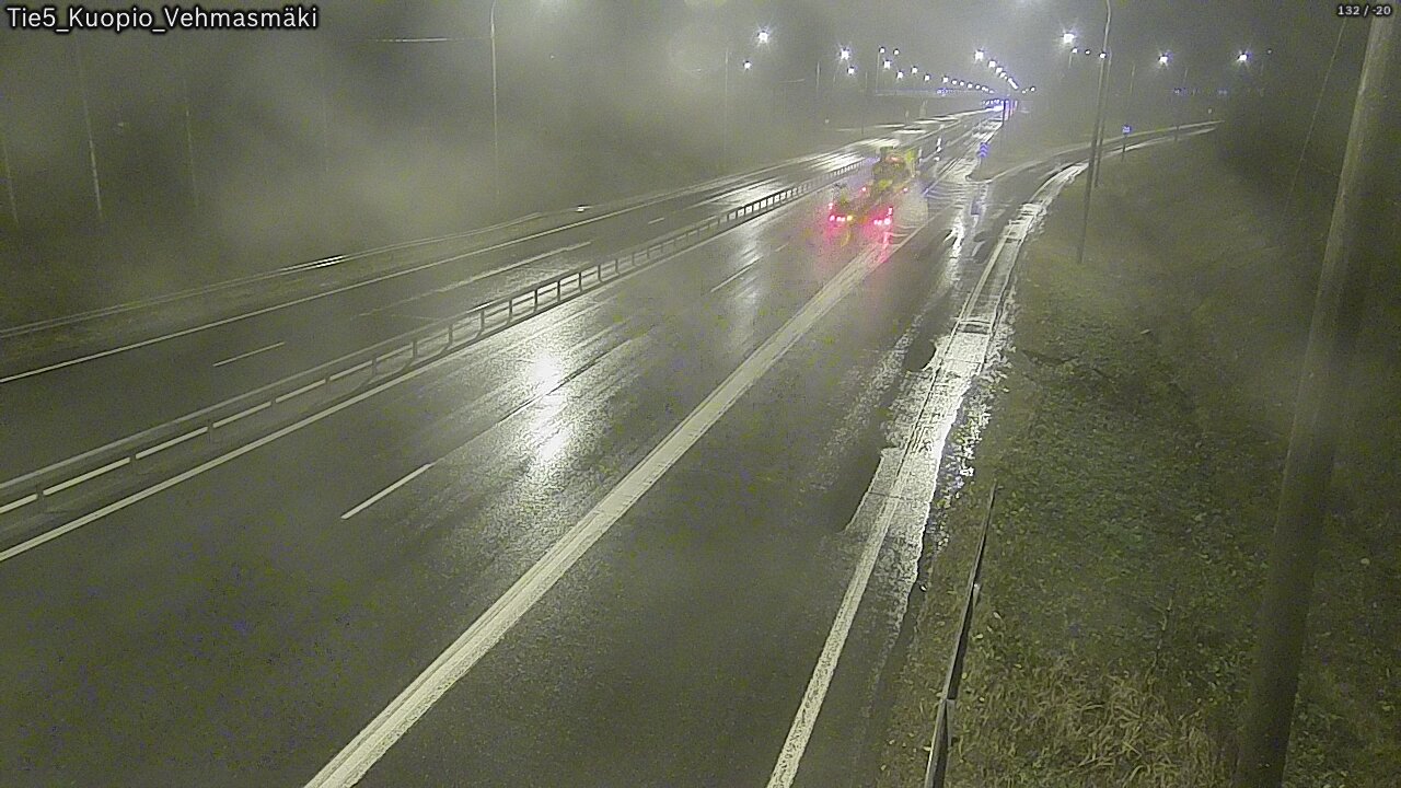 Weather Camera Image Väg 5 Kuopio, Vehmasmäki, Kuopio, Pohjois-Savo