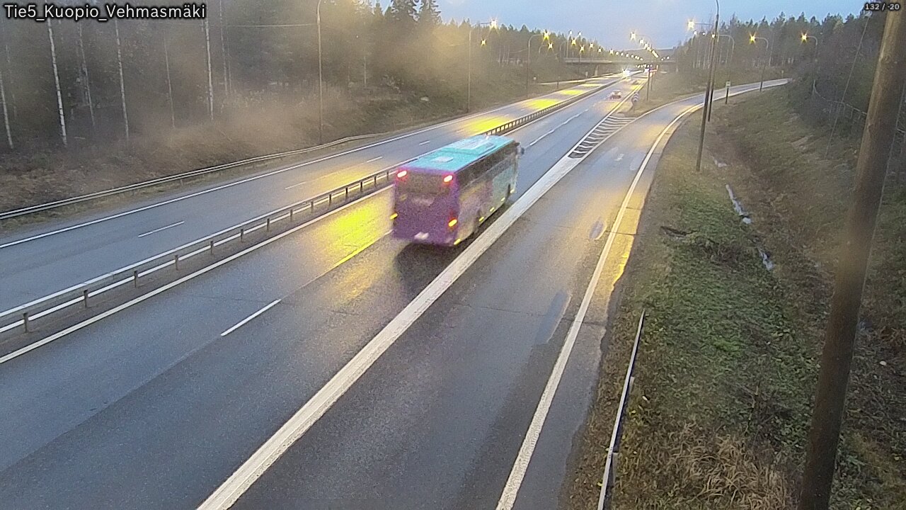 Weather Camera Image Väg 5 Kuopio, Vehmasmäki, Kuopio, Pohjois-Savo
