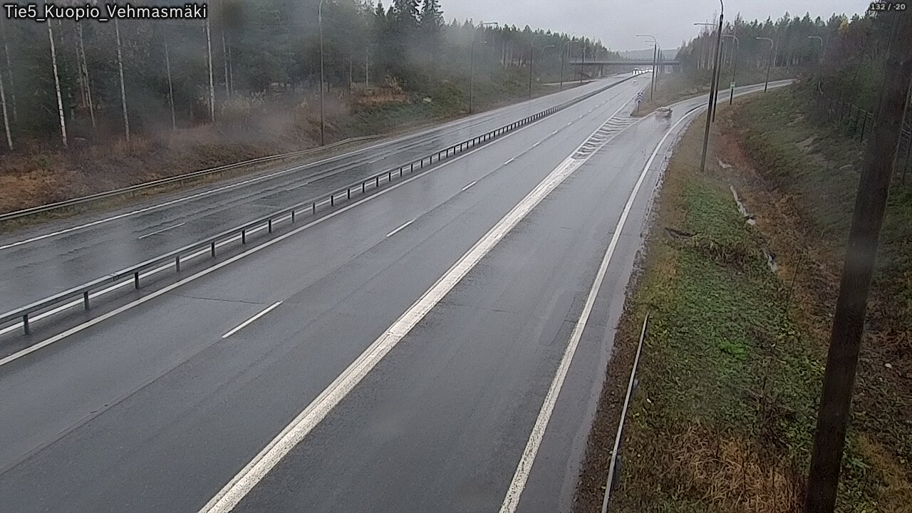 Weather Camera Image Väg 5 Kuopio, Vehmasmäki, Kuopio, Pohjois-Savo
