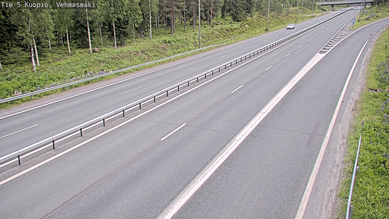 Kelikamerat Kuva Tie 5 Kuopio, Vehmasmäki, Kuopio, Pohjois-Savo