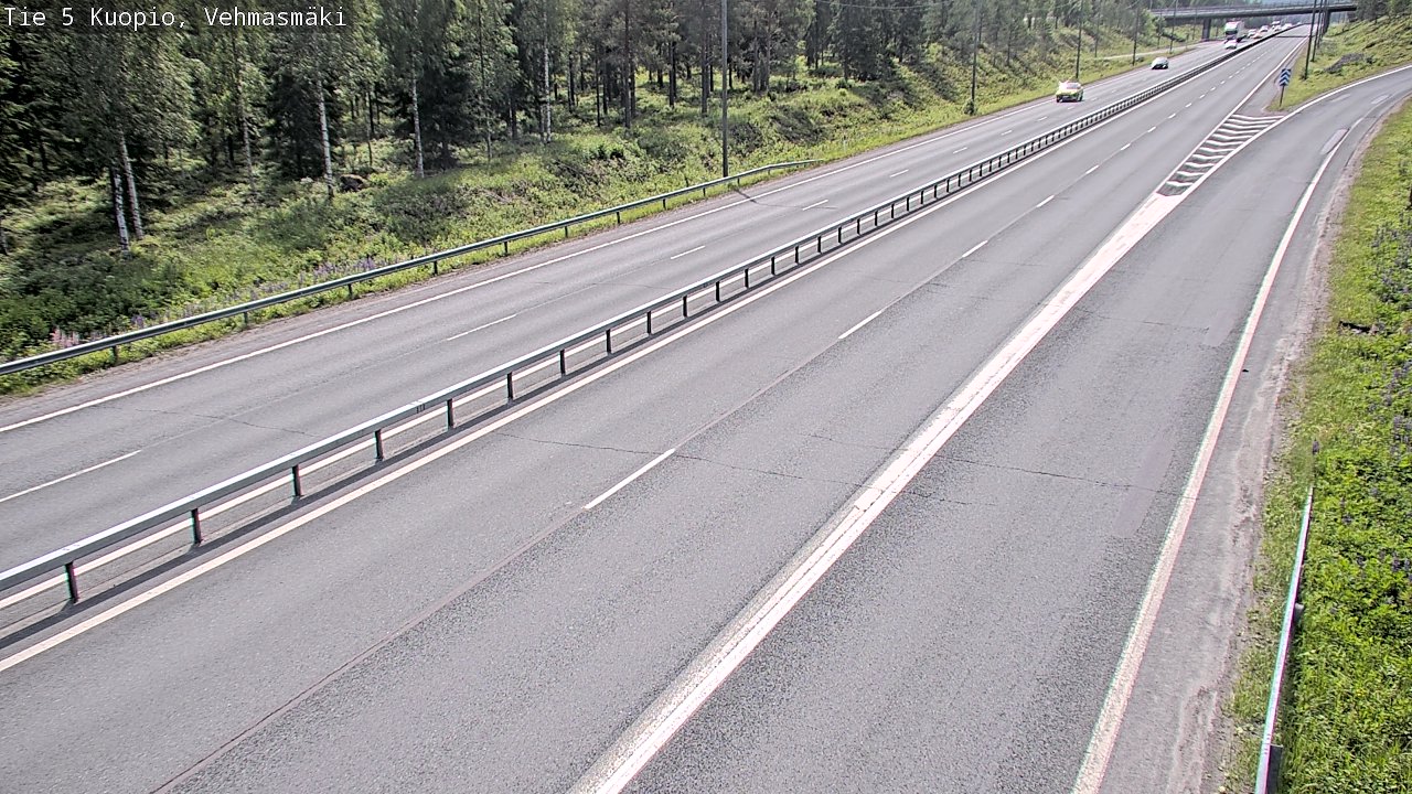 Kelikamerat Kuva Tie 5 Kuopio, Vehmasmäki, Kuopio, Pohjois-Savo