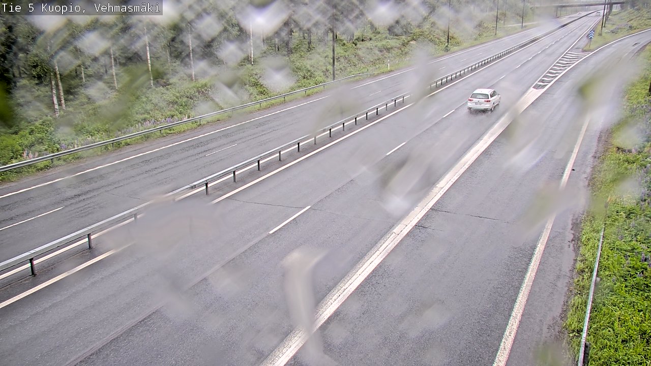 Weather Camera Image Väg 5 Kuopio, Vehmasmäki, Kuopio, Pohjois-Savo