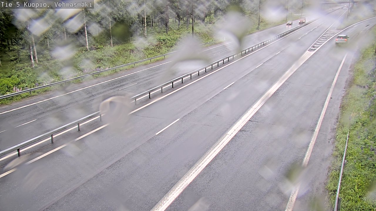 Weather Camera Image Väg 5 Kuopio, Vehmasmäki, Kuopio, Pohjois-Savo