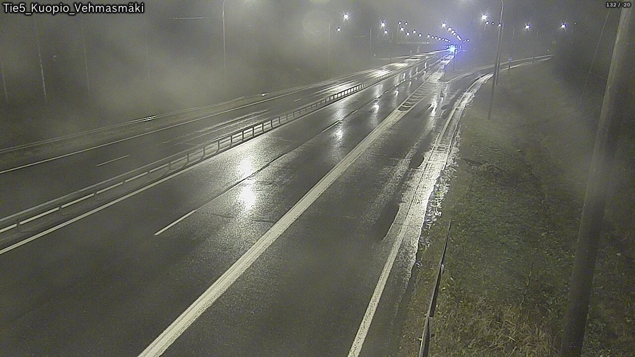 Weather Camera Image Väg 5 Kuopio, Vehmasmäki, Kuopio, Pohjois-Savo