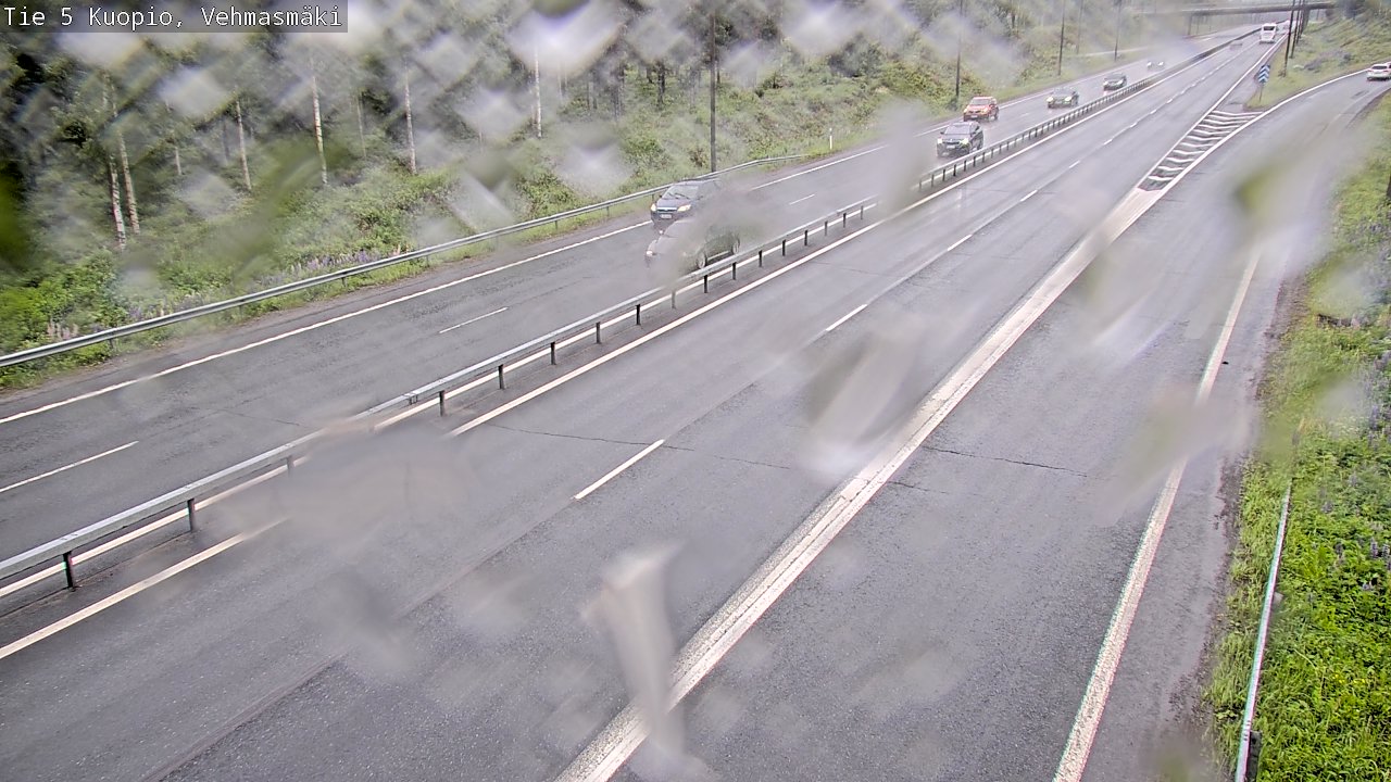 Weather Camera Image Väg 5 Kuopio, Vehmasmäki, Kuopio, Pohjois-Savo