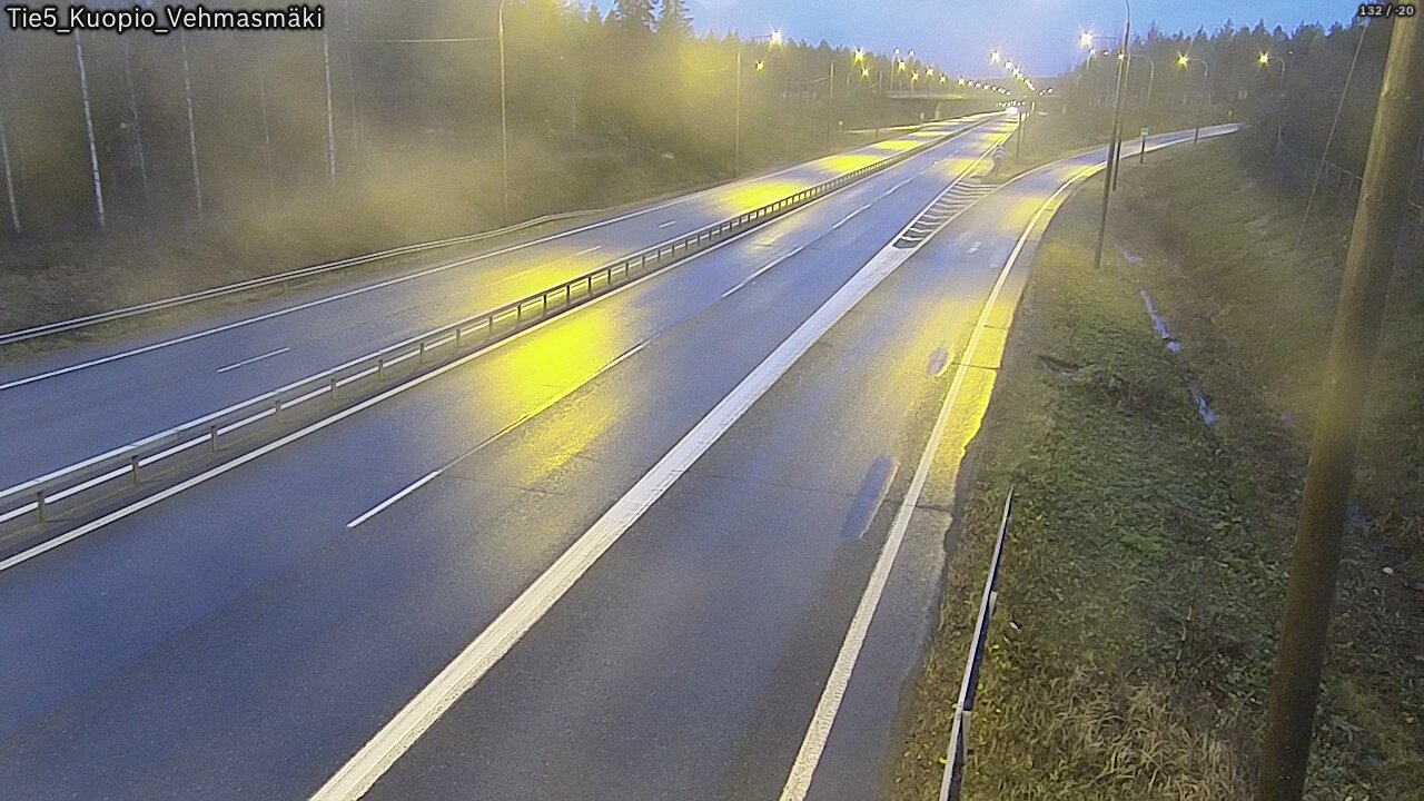 Weather Camera Image Väg 5 Kuopio, Vehmasmäki, Kuopio, Pohjois-Savo