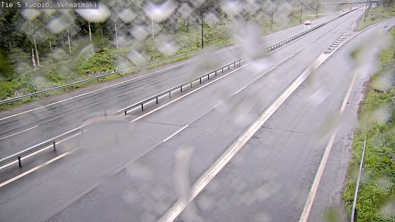 Weather Camera Image Väg 5 Kuopio, Vehmasmäki, Kuopio, Pohjois-Savo