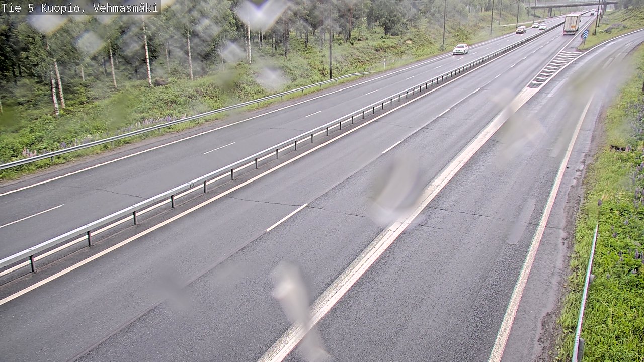 Weather Camera Image Väg 5 Kuopio, Vehmasmäki, Kuopio, Pohjois-Savo