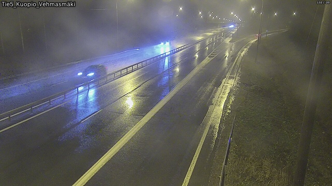 Weather Camera Image Väg 5 Kuopio, Vehmasmäki, Kuopio, Pohjois-Savo