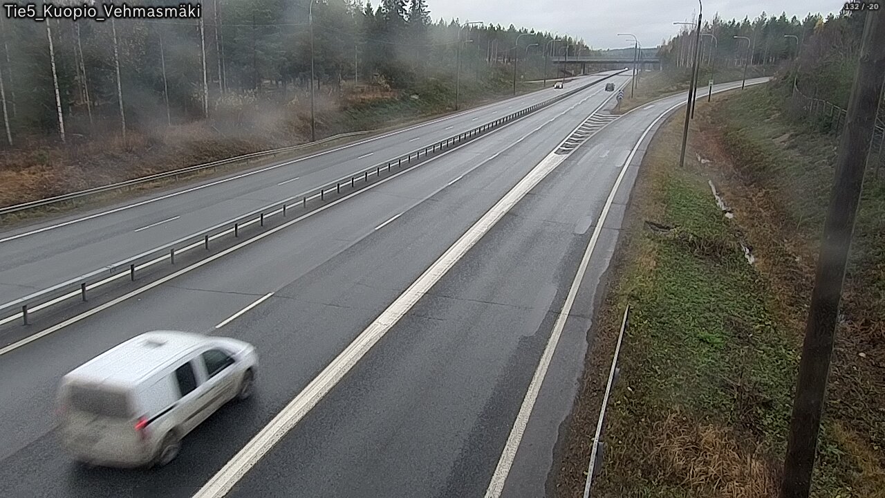 Weather Camera Image Väg 5 Kuopio, Vehmasmäki, Kuopio, Pohjois-Savo