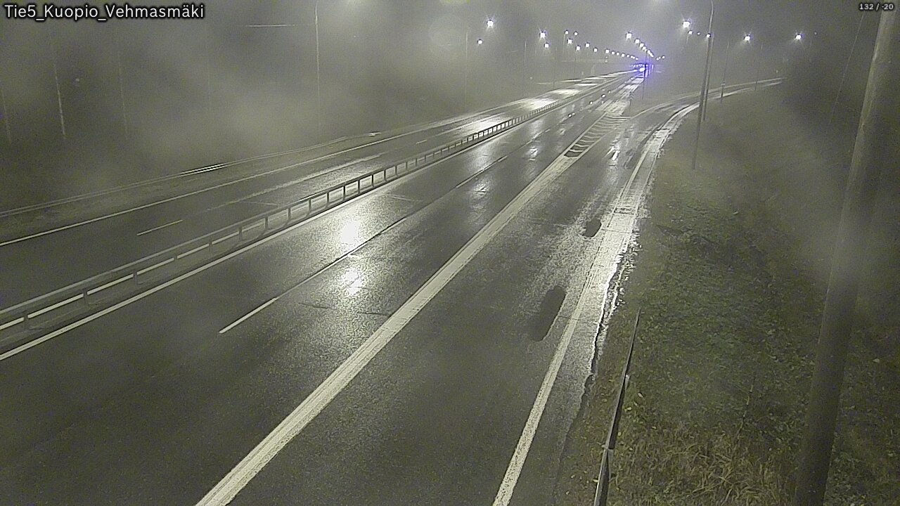 Weather Camera Image Road 5 Kuopio, Vehmasmäki, Kuopio, Pohjois-Savo