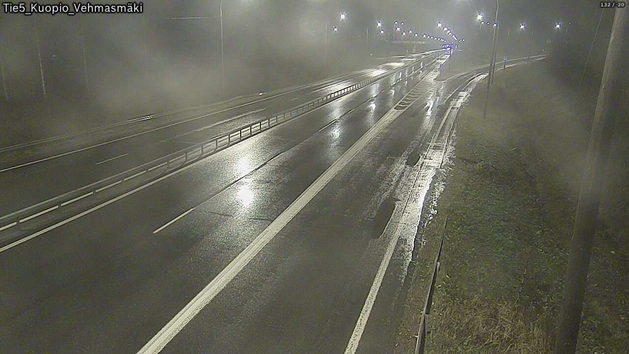 Weather Camera Image Väg 5 Kuopio, Vehmasmäki, Kuopio, Pohjois-Savo