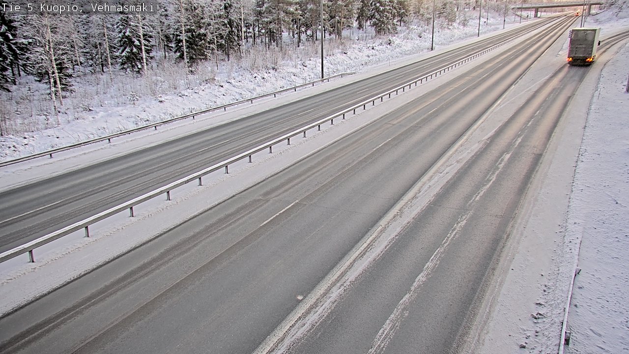 Weather Camera Image Väg 5 Kuopio, Vehmasmäki, Kuopio, Pohjois-Savo