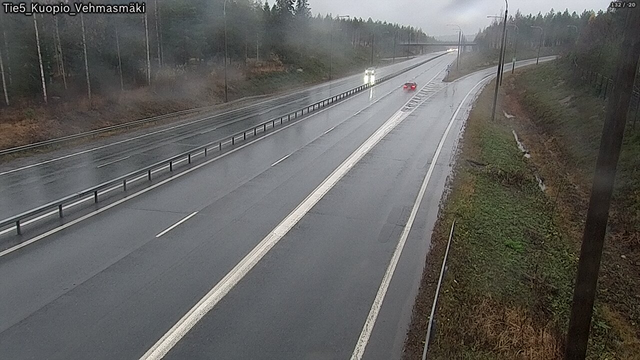 Weather Camera Image Väg 5 Kuopio, Vehmasmäki, Kuopio, Pohjois-Savo