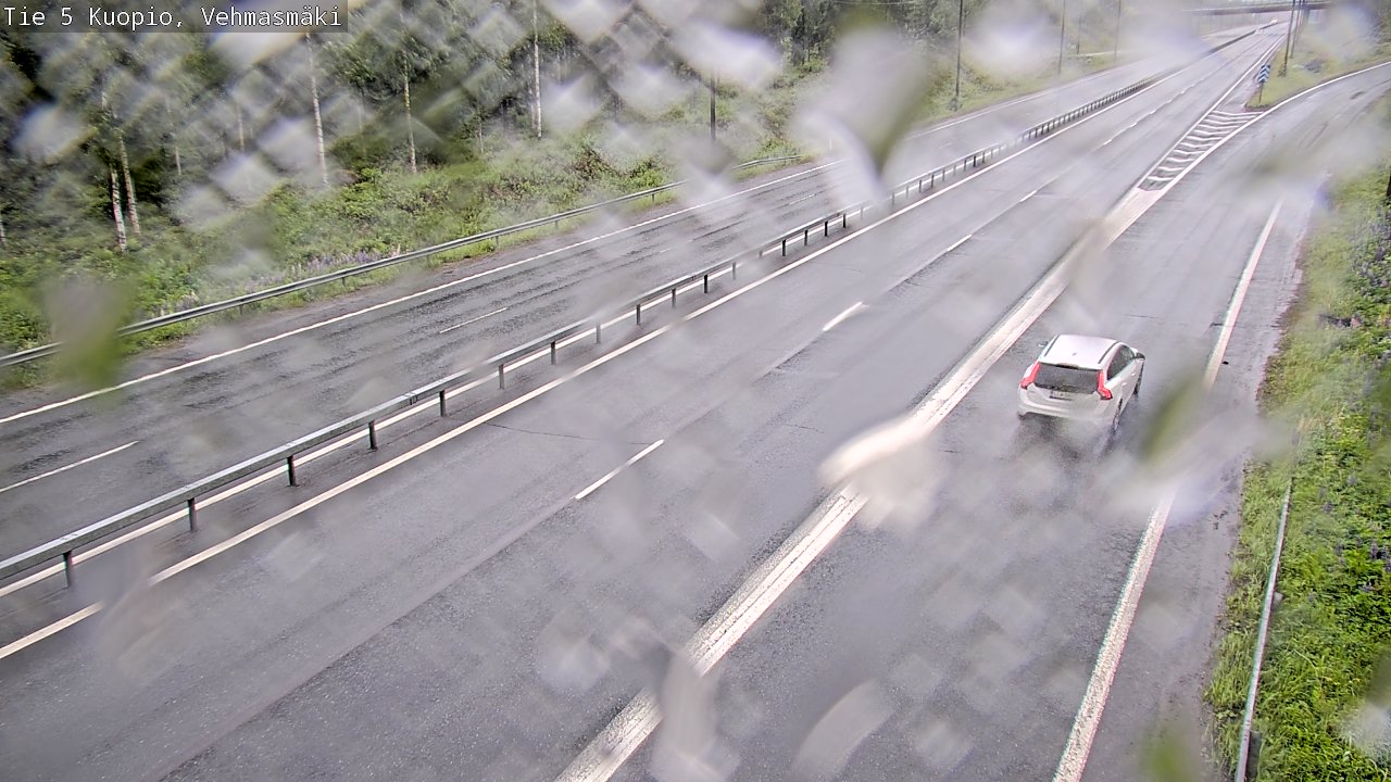 Weather Camera Image Väg 5 Kuopio, Vehmasmäki, Kuopio, Pohjois-Savo