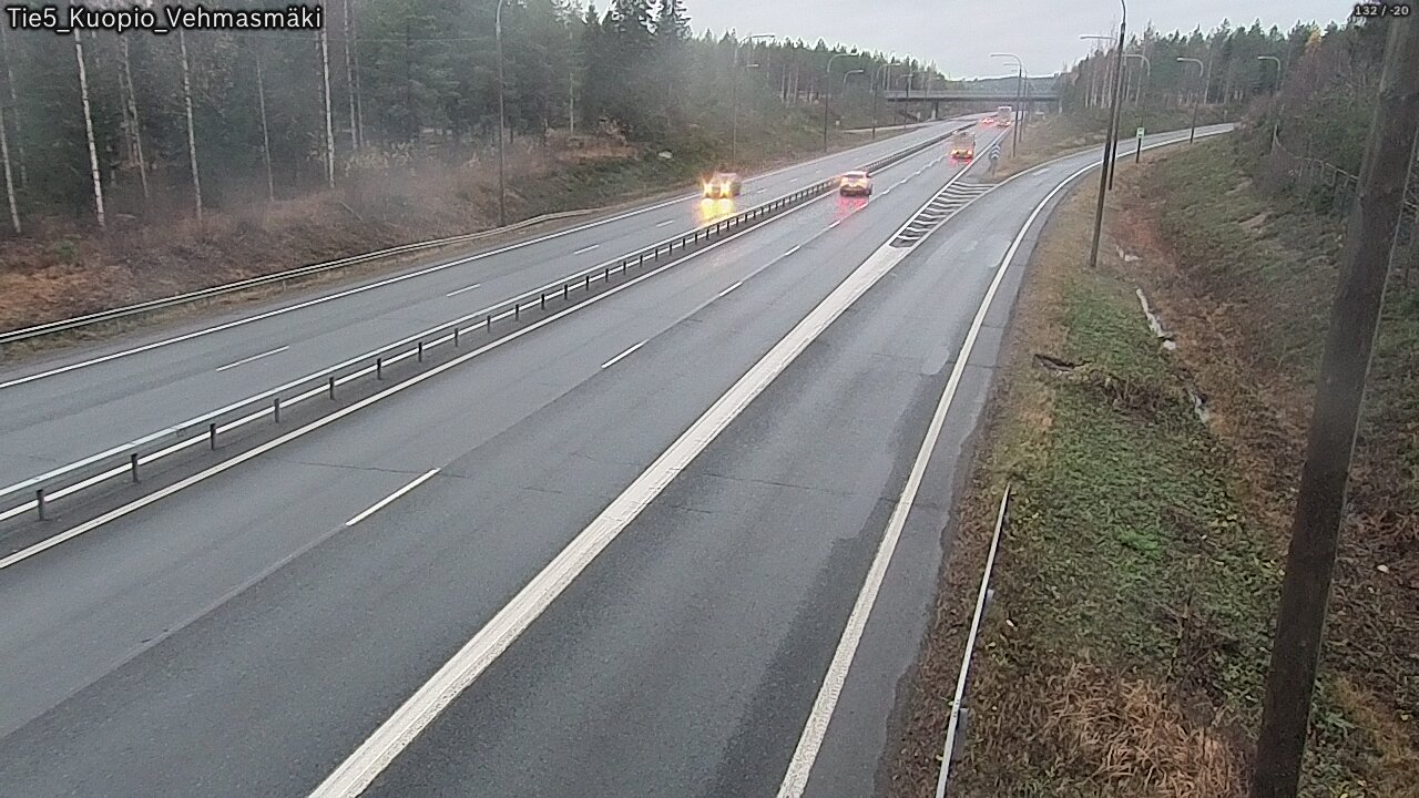 Weather Camera Image Väg 5 Kuopio, Vehmasmäki, Kuopio, Pohjois-Savo