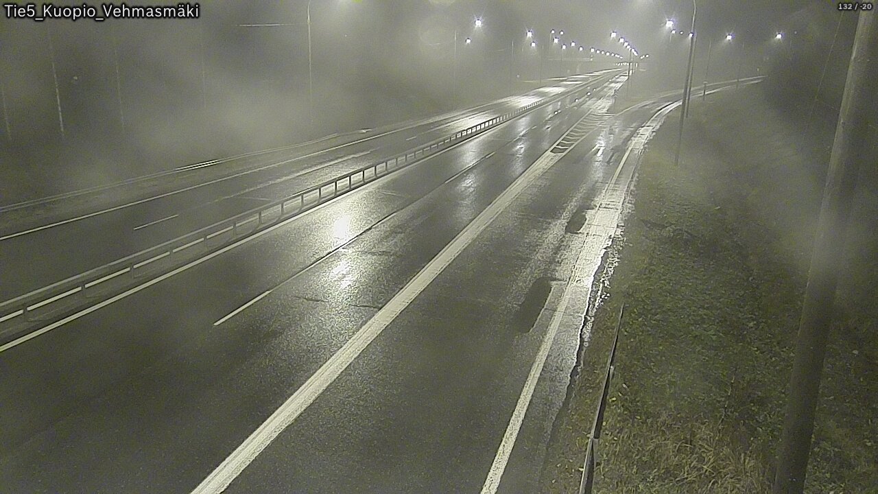Weather Camera Image Road 5 Kuopio, Vehmasmäki, Kuopio, Pohjois-Savo