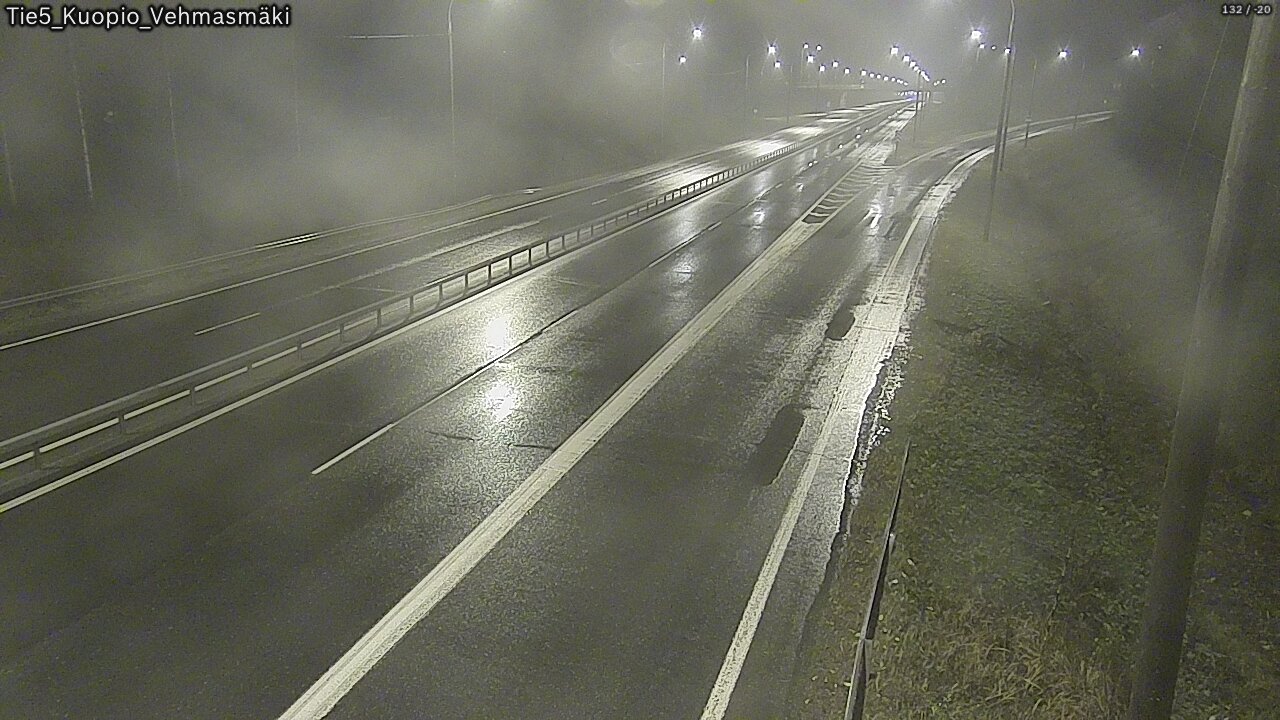 Weather Camera Image Road 5 Kuopio, Vehmasmäki, Kuopio, Pohjois-Savo