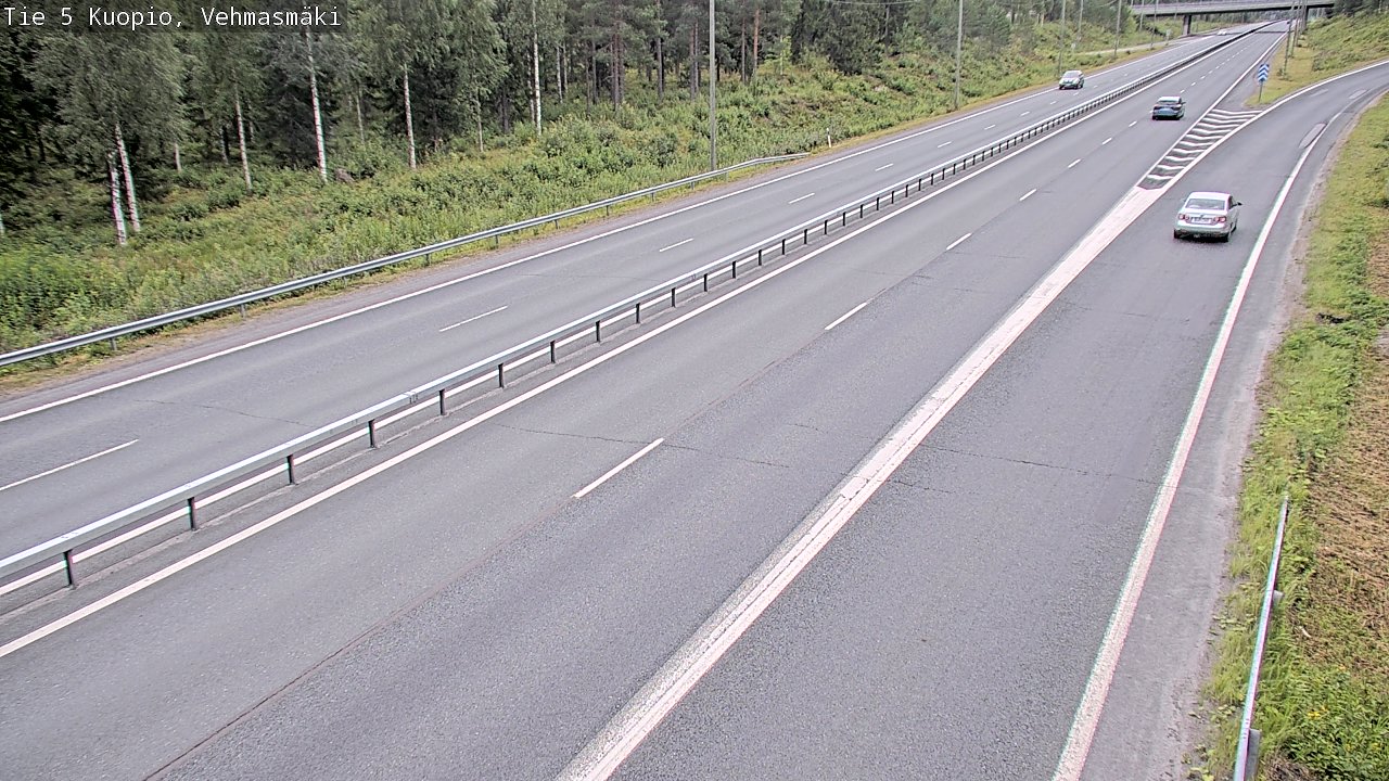 Weather Camera Image Väg 5 Kuopio, Vehmasmäki, Kuopio, Pohjois-Savo