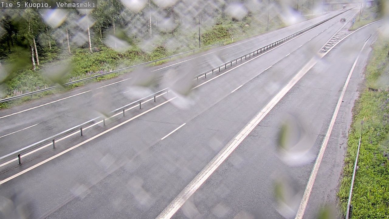 Weather Camera Image Väg 5 Kuopio, Vehmasmäki, Kuopio, Pohjois-Savo